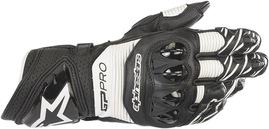 IN STOCK ALPINESTARS GP Pro RS3 Gloves - Black/White - XL 3556922-12-XL