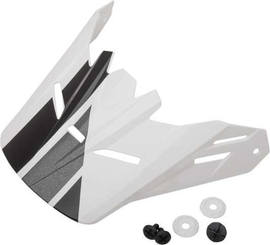 Z1R, Z1R Youth Rise Visor Kit for Evac Helmets - Gloss White, Black & Gray (Part #0132-1402)