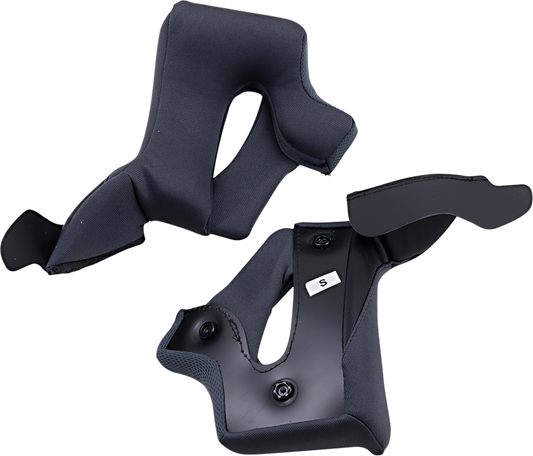 Z1R, Z1R Warrant Cheek Pads - Black - Small by Z1R, Part Number 0134-2684