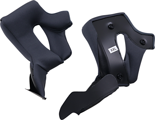 Z1R, Z1R Warrant Cheek Pads - Black for 2XL Helmets - Part 0134-2688