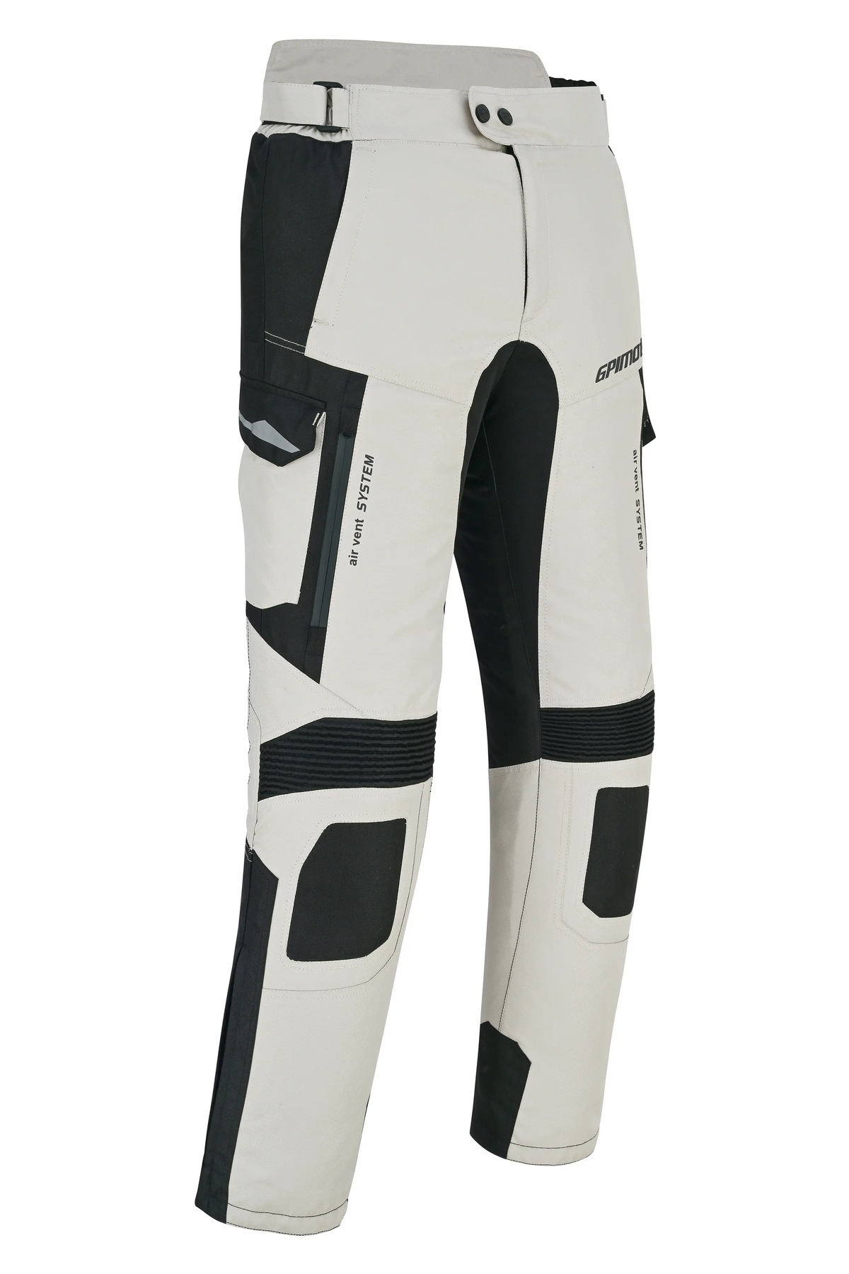 GPI MOTO Motorcycle Cargo Pants for Men Regular Fit Riding Pants with CE Armors.