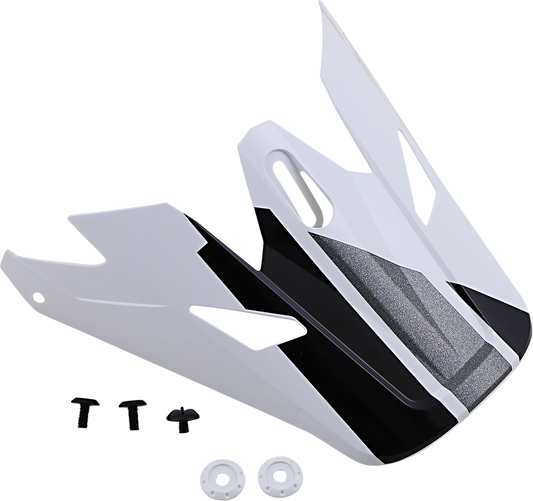 Z1R, Z1R Rise Visor for Evac Helmets - Gloss White, Black & Gray 0132-1396