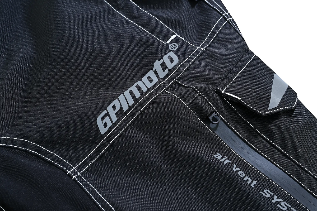 GPI MOTO Motorcycle Cargo Pants for Men – Regular Fit Riding Pants with CE Armors