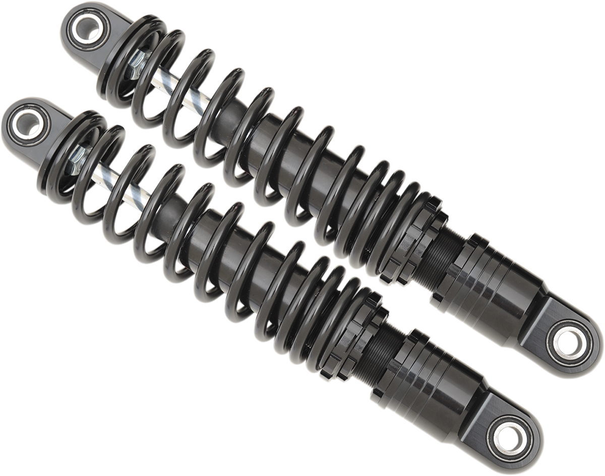 DRAG SPECIALTIES SHOCKS, DRAG SPECIALTIES SHOCKS Premium Ride-Height Adjustable Shocks - 12 Inch - Black C16-0162AB