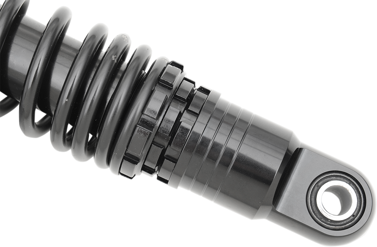 DRAG SPECIALTIES SHOCKS, Drag Specialties C16-0163AB Premium Ride-Height Adjustable Shocks for Harley-Davidson, 13 Inch, Black