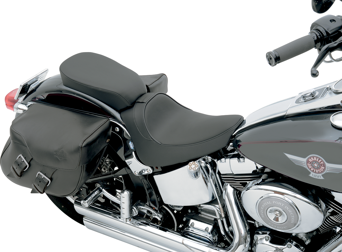 DRAG SPECIALTIES SEATS, Drag Specialties Seats Rear Solo Seat - Wide, Smooth Finish for FXST/FLST 2000-2006 - Part 0802-0636