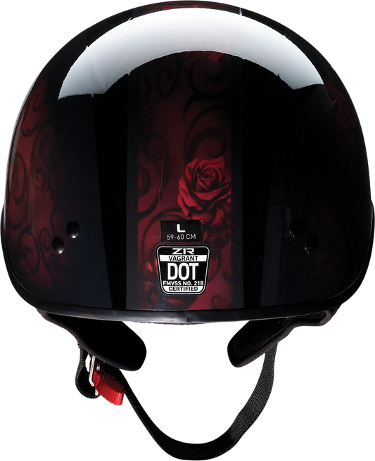 Z1R, Z1R Vagrant Helmet - Red Catrina, Black/Red, XS - Part 0103-1313