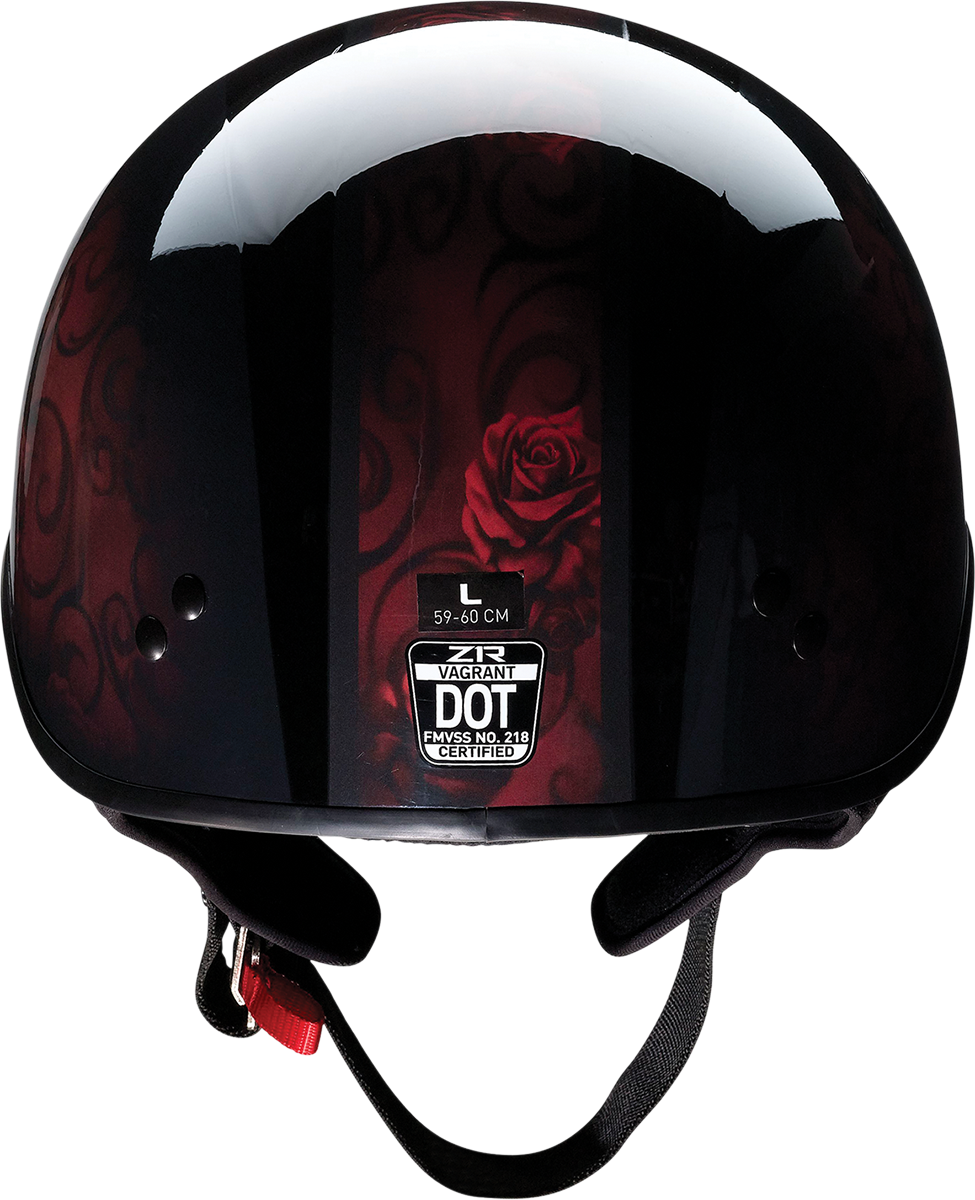 Z1R, Z1R Vagrant Helmet - Red Catrina, Black/Red, XL - Part Number 0103-1317
