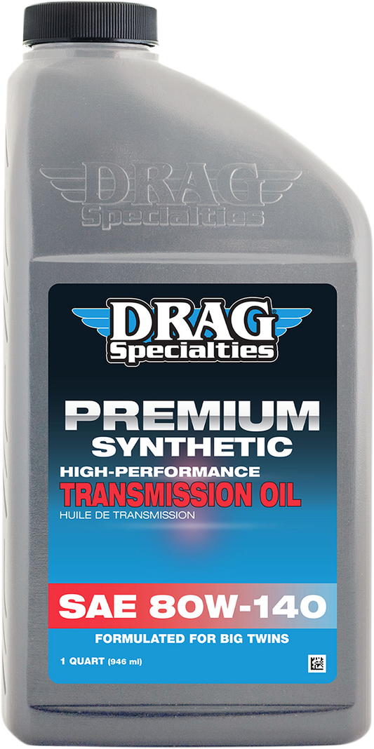 DRAG SPECIALTIES OIL, Drag Specialties Oil Transmission Oil 80W-140 for Harley-Davidson Big Twin Transmissions, Part 198930