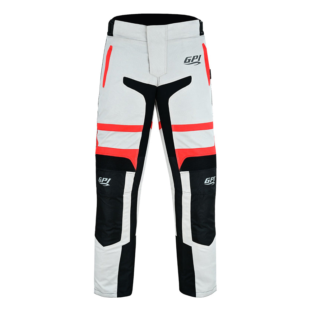 High Premium Quality Adjustable/Black/Red Multi-Color Motorcycle Pants – Beach-