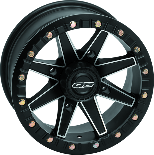 QuadBoss, QuadBoss Boss Lock 14x7 Powersports Wheel with 4/110 Bolt Pattern and 5+2 Offset