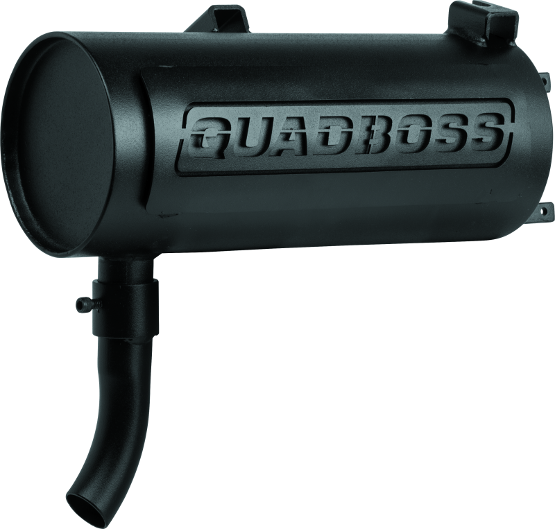 QuadBoss, QuadBoss 01-05 Polaris Sportsman 400 Slip-On Muffler with Black Finish and Welded Internal Parts