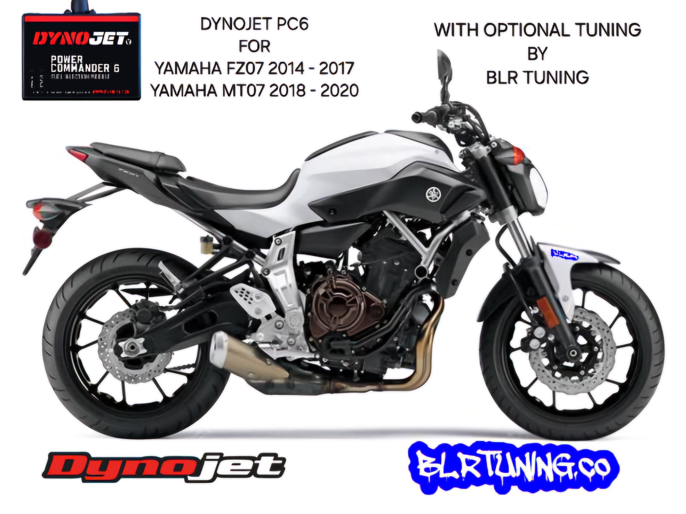 YAMAHA FZ07 FZ-07 MT07 MT-07 2014 - 2020 PC6 BY DYNOJET WITH OPTIONAL ...