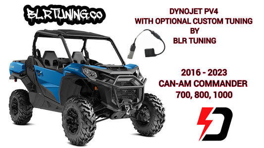 CAN-AM COMMANDER 700 - 800 - 1000 2016 - 2023 PV4 BY DYNOJET WITH OPTIONAL CUSTOM TUNING BY BLR TUNING