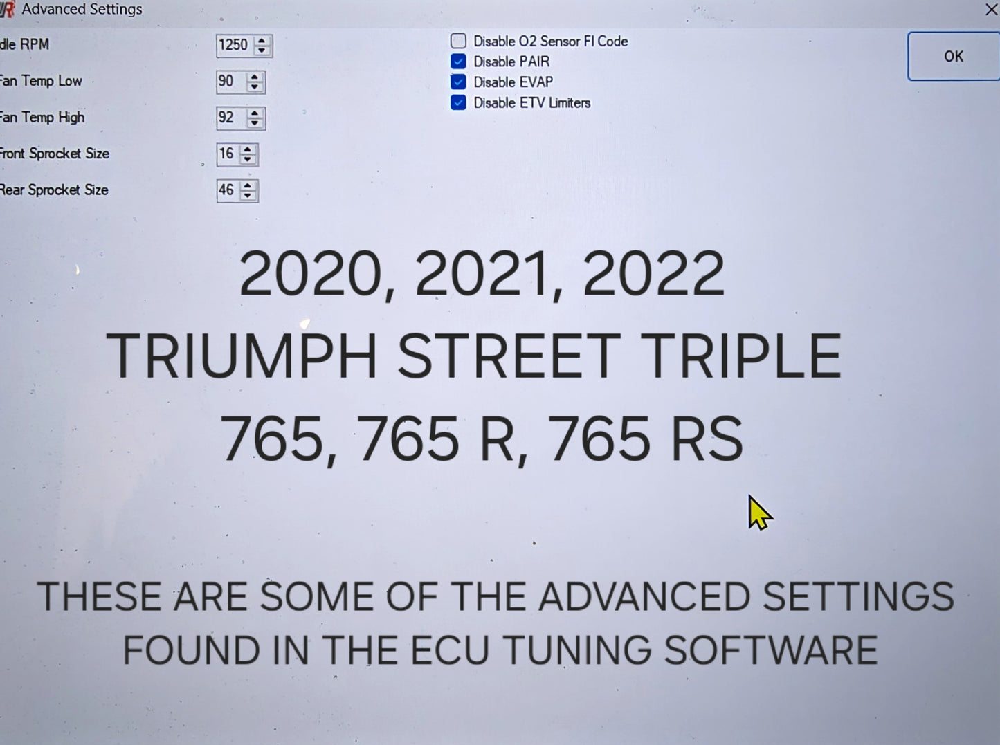 TRIUMPH ECU FLASH TUNING