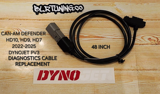 DYNOJET PV3 REPLACEMENT CABLE FOR CAN-AM DEFENDER HD10 - HD9 - HD7 - 2022 - 2025