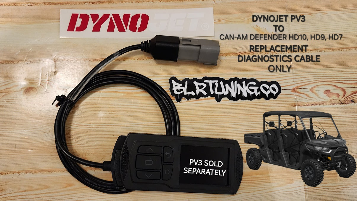 DYNOJET PV3 REPLACEMENT CABLE FOR CAN-AM DEFENDER HD10 - HD9 - HD7 - 2022 - 2025