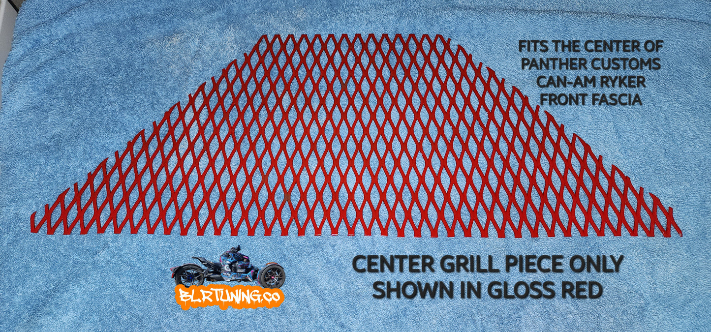 CENTER ONLY RADIATOR PROTECTIVE GRILL FOR PANTHER CUSTOMS RYKER FRONT END