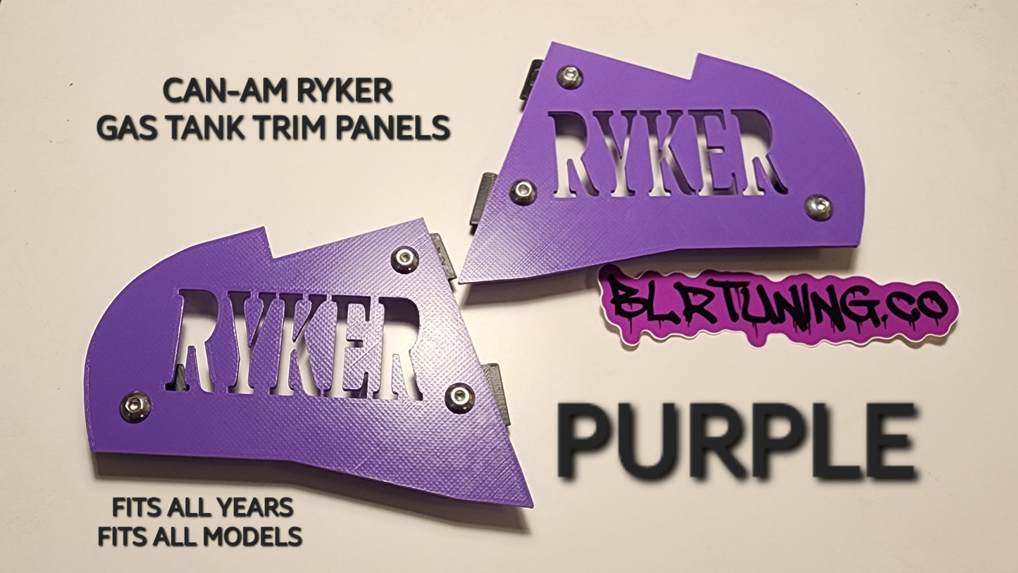CAN-AM RYKER GAS TANK COVER ACCENT PANELS