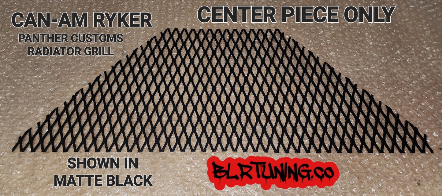 CENTER ONLY RADIATOR PROTECTIVE GRILL FOR PANTHER CUSTOMS RYKER FRONT END