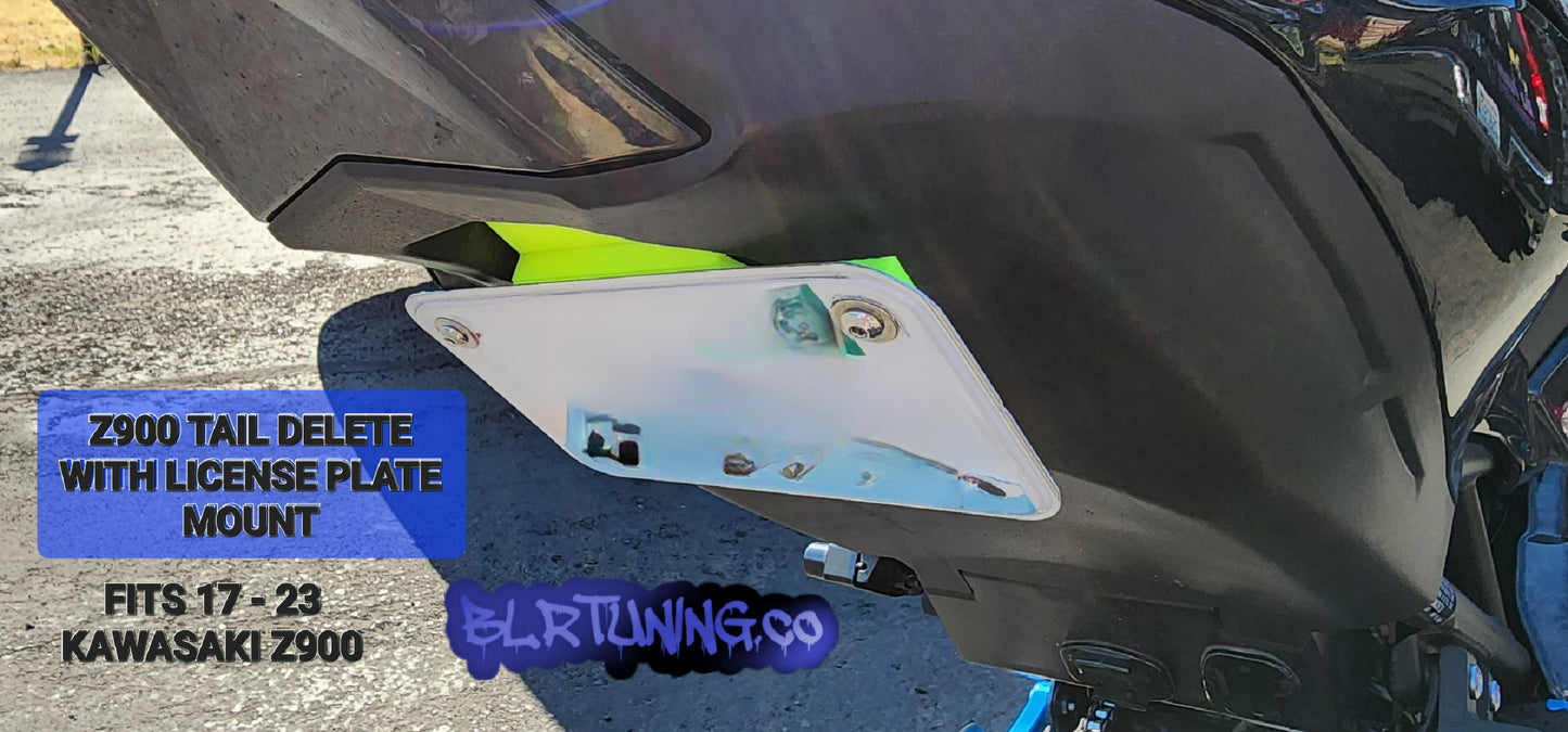 KAWASAKI Z900 TAIL Tidy MONTAJE DE PLACA DE MATRÍCULA O ELIMINACIÓN DE PLACA PARA 17 - 23 Z900