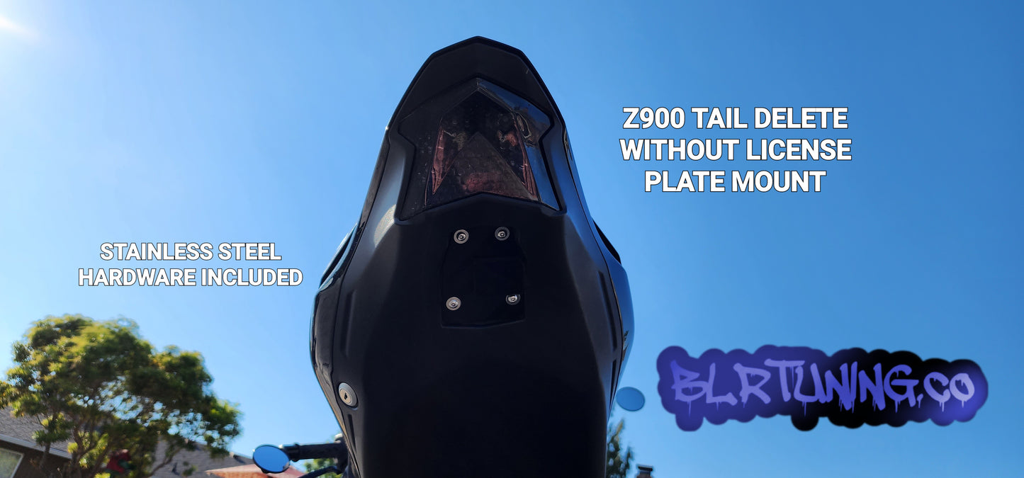 KAWASAKI Z900 TAIL Tidy MONTAJE DE PLACA DE MATRÍCULA O ELIMINACIÓN DE PLACA PARA 17 - 23 Z900
