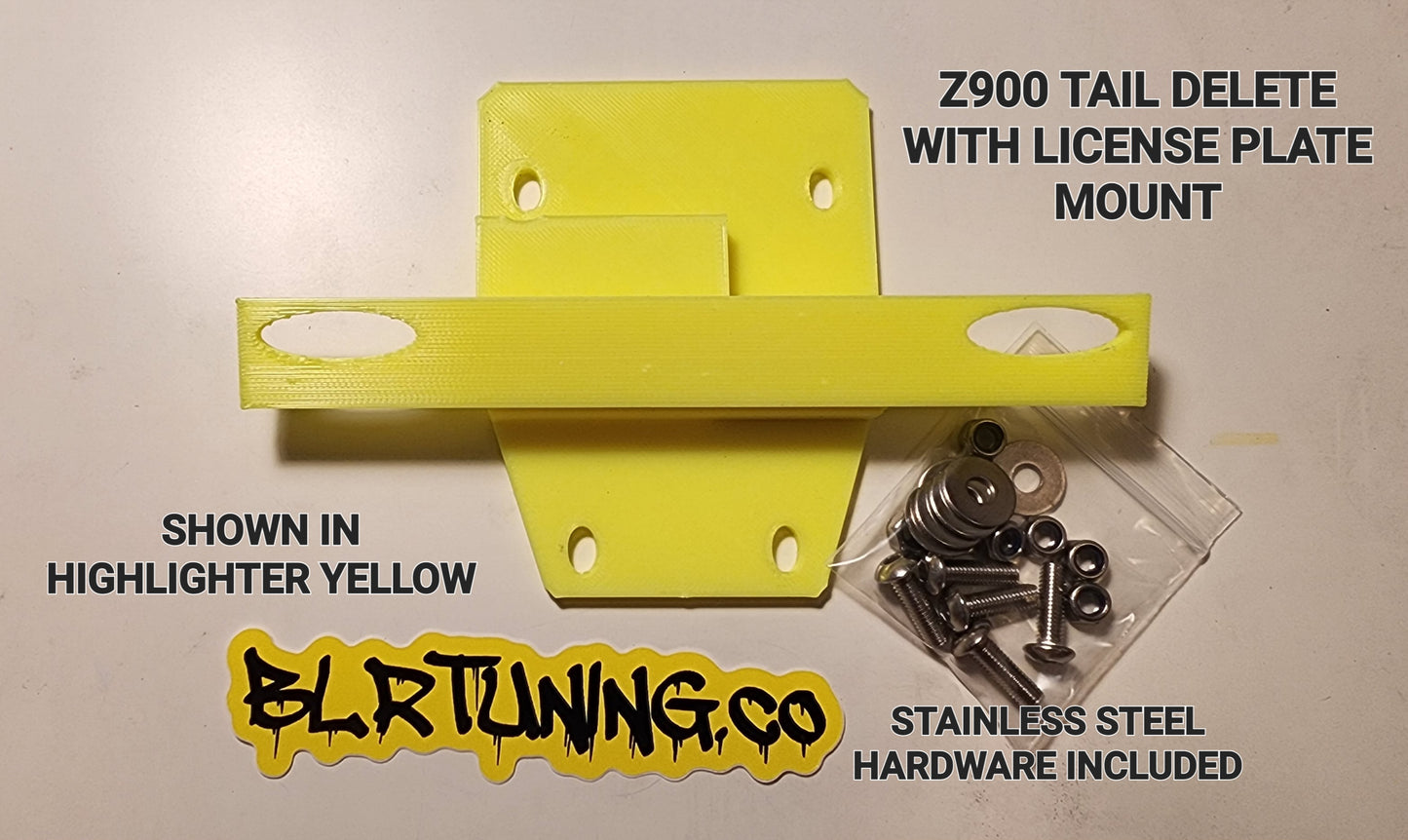 KAWASAKI Z900 TAIL Tidy MONTAJE DE PLACA DE MATRÍCULA O ELIMINACIÓN DE PLACA PARA 17 - 23 Z900