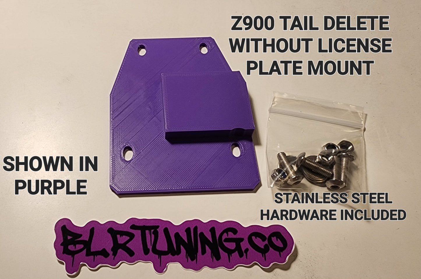 KAWASAKI Z900 TAIL Tidy MONTAJE DE PLACA DE MATRÍCULA O ELIMINACIÓN DE PLACA PARA 17 - 23 Z900