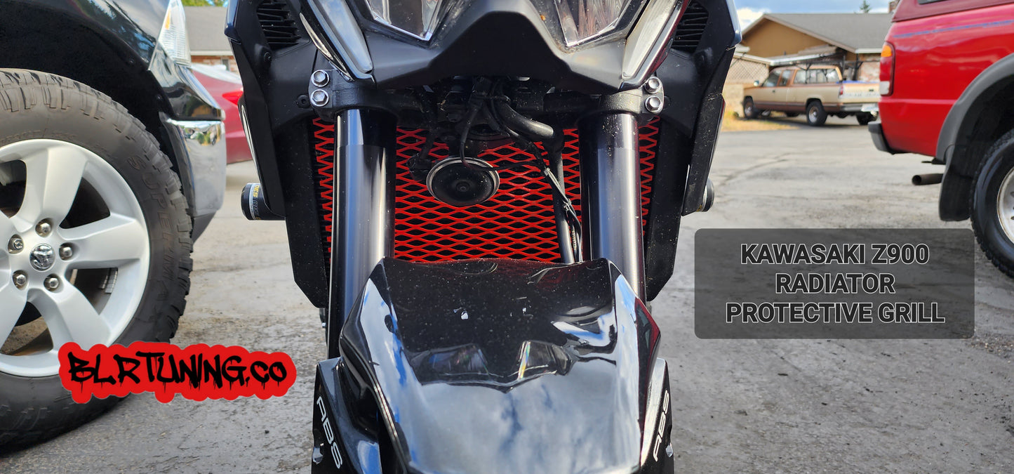 PARRILLA PROTECTORA RADIADOR KAWASAKI Z900 DE BLR TUNING PARA 2017 - 2024