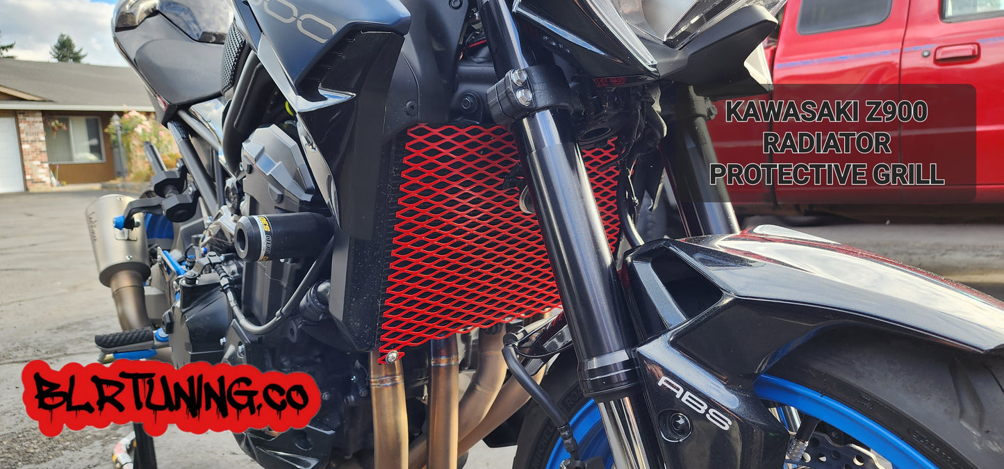 PARRILLA PROTECTORA RADIADOR KAWASAKI Z900 DE BLR TUNING PARA 2017 - 2024