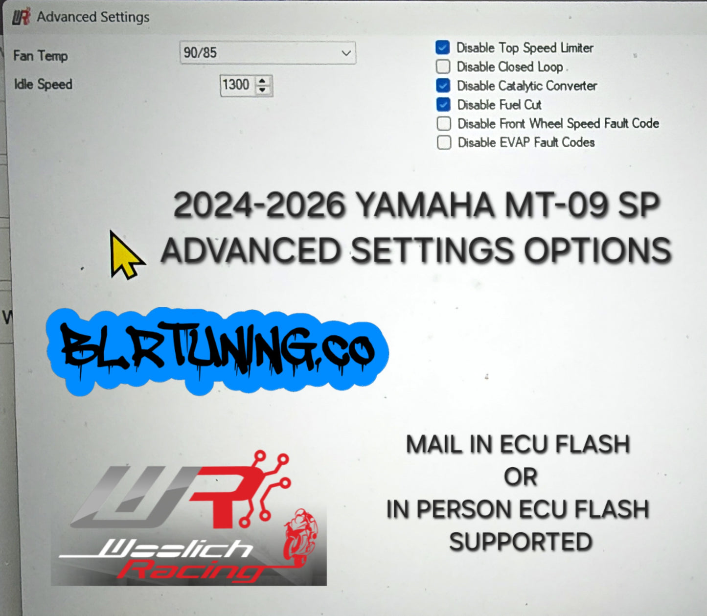 YAMAHA ECU FLASH TUNING
