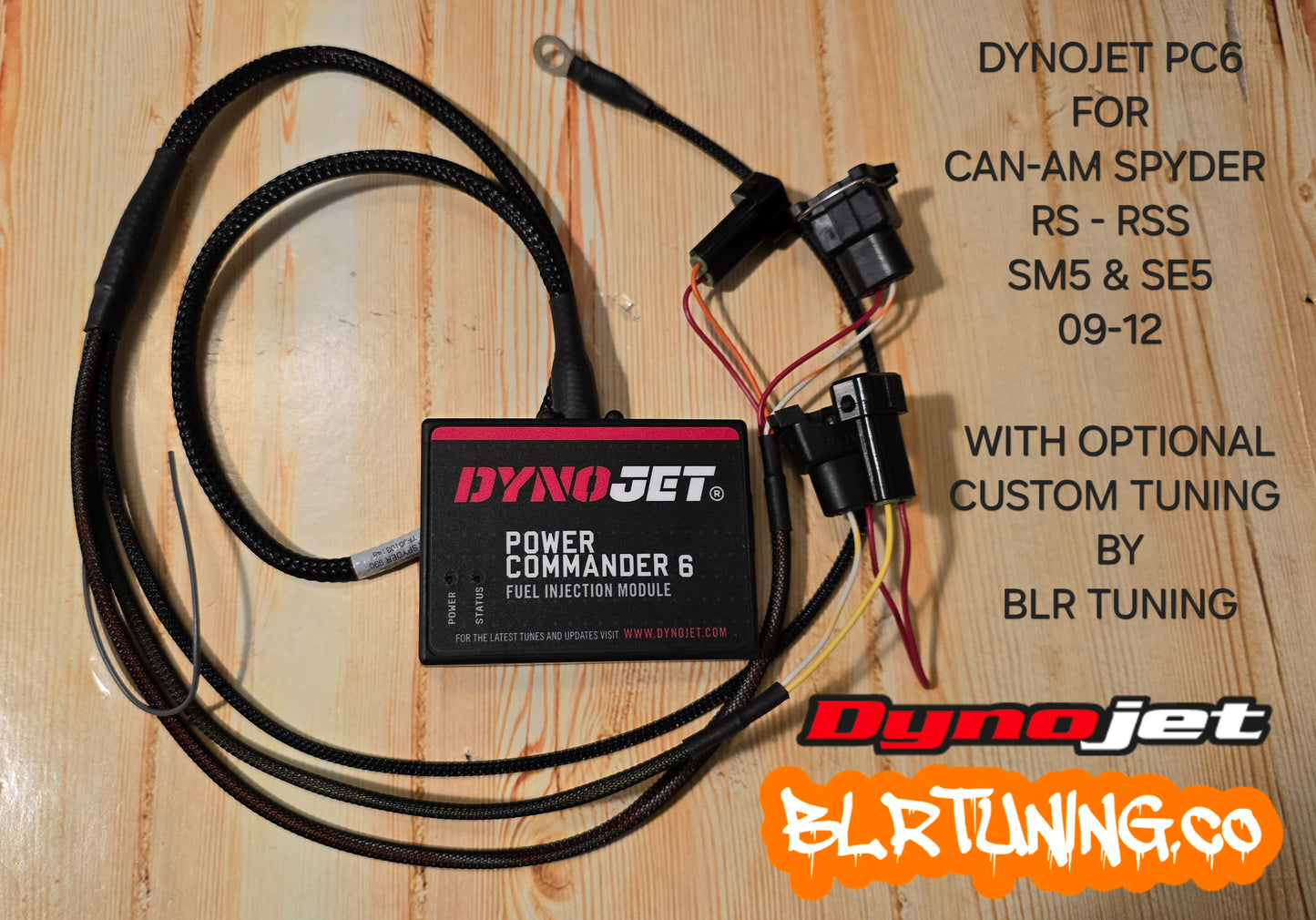 CAN-AM SPYDER RS-S AND RS SM5 SE5 2009 - 2012 PC6 BY DYNOJET WITH OPTIONAL CUSTOM TUNING BY BLR TUNING