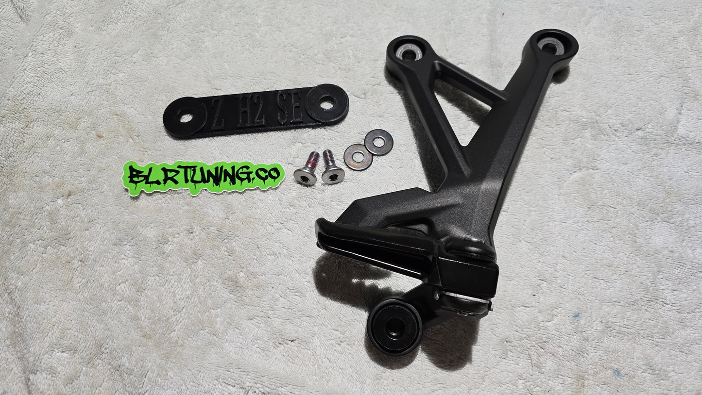 KAWASAKI Z H2 REAR PASSENGER PEG DELETE BLOCK OFF PLATES