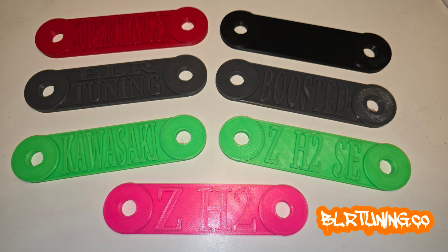 KAWASAKI Z H2 REAR PASSENGER PEG DELETE BLOCK OFF PLATES