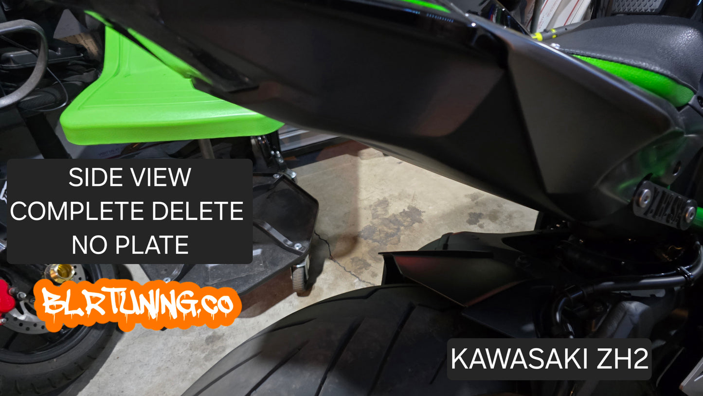 KAWASAKI ZH2 Z H2 SE TAIL Tidy LICENSE PLATE MOUNT OR PLATE DELETE FITS 2019 - 2024
