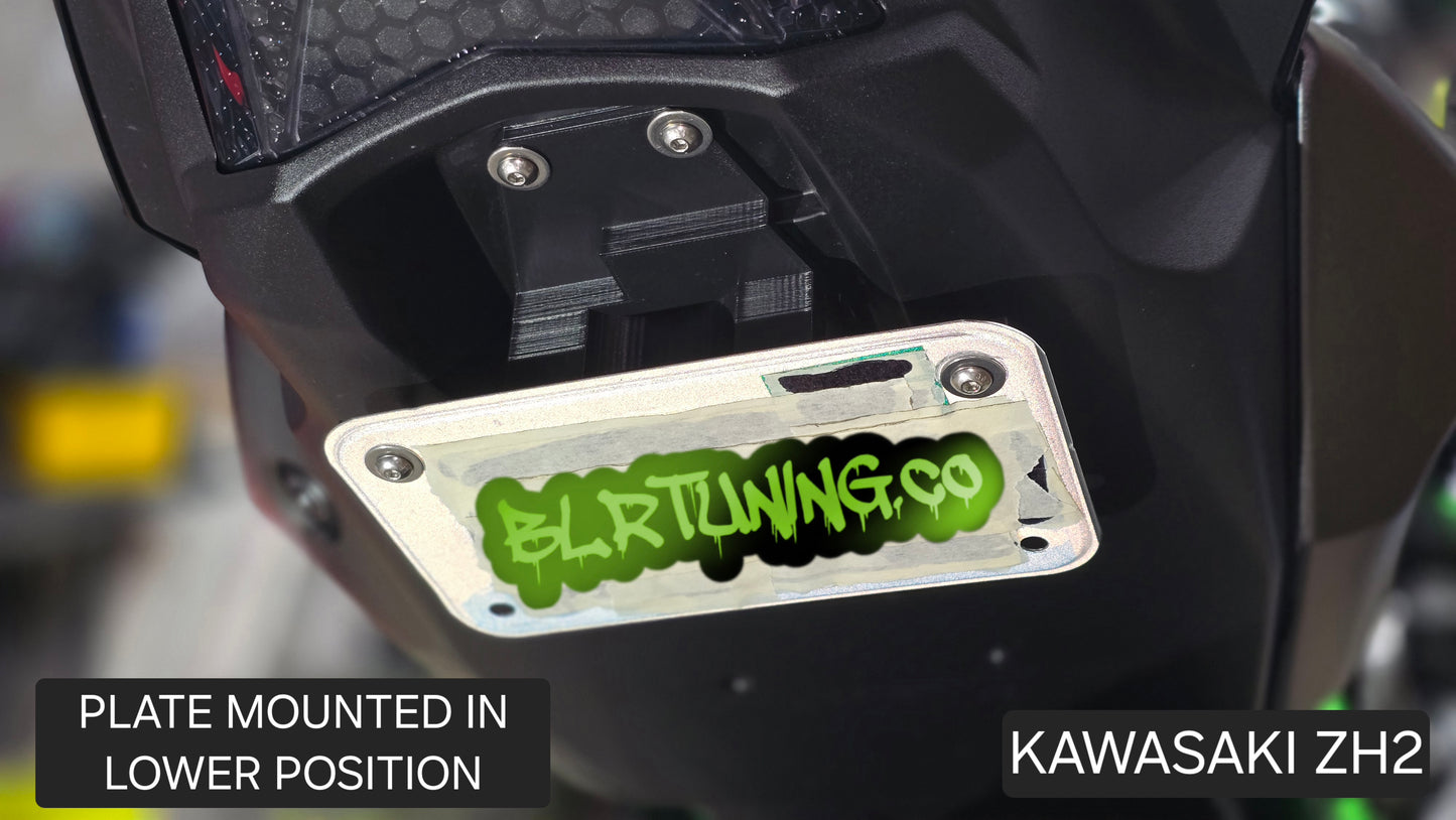 KAWASAKI ZH2 Z H2 SE TAIL Tidy LICENSE PLATE MOUNT OR PLATE DELETE FITS 2019 - 2024