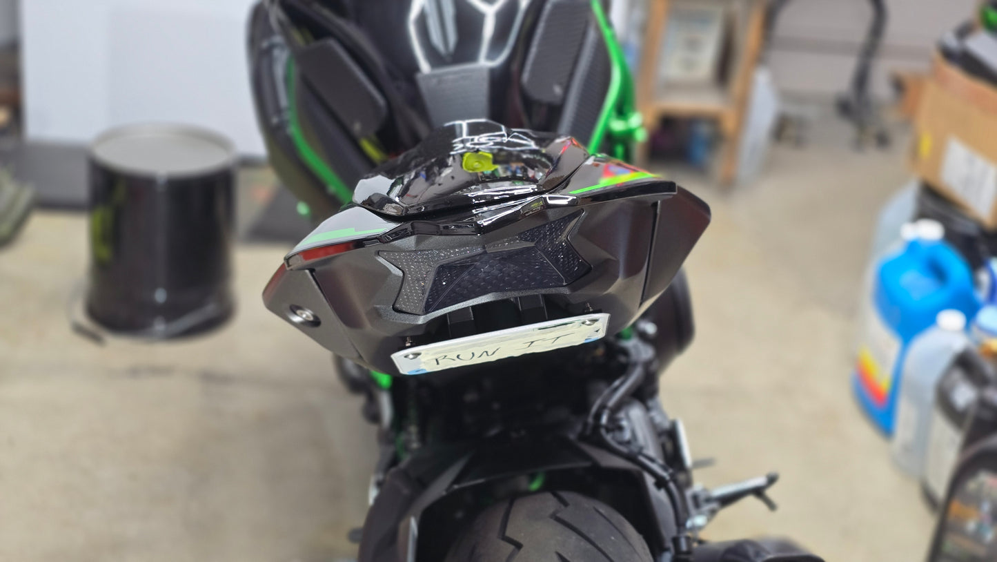 KAWASAKI ZH2 Z H2 SE TAIL Tidy LICENSE PLATE MOUNT OR PLATE DELETE FITS 2019 - 2024