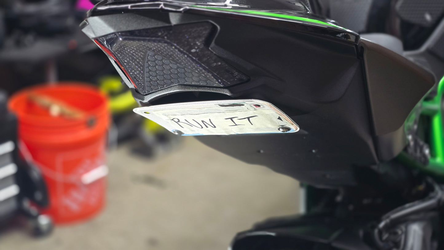 KAWASAKI ZH2 Z H2 SE TAIL Tidy LICENSE PLATE MOUNT OR PLATE DELETE FITS 2019 - 2024