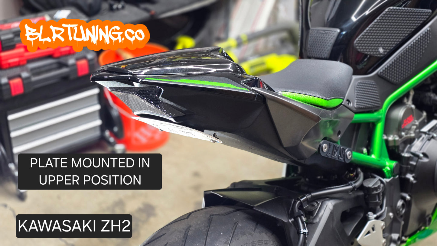 KAWASAKI ZH2 Z H2 SE TAIL Tidy LICENSE PLATE MOUNT OR PLATE DELETE FITS 2019 - 2024