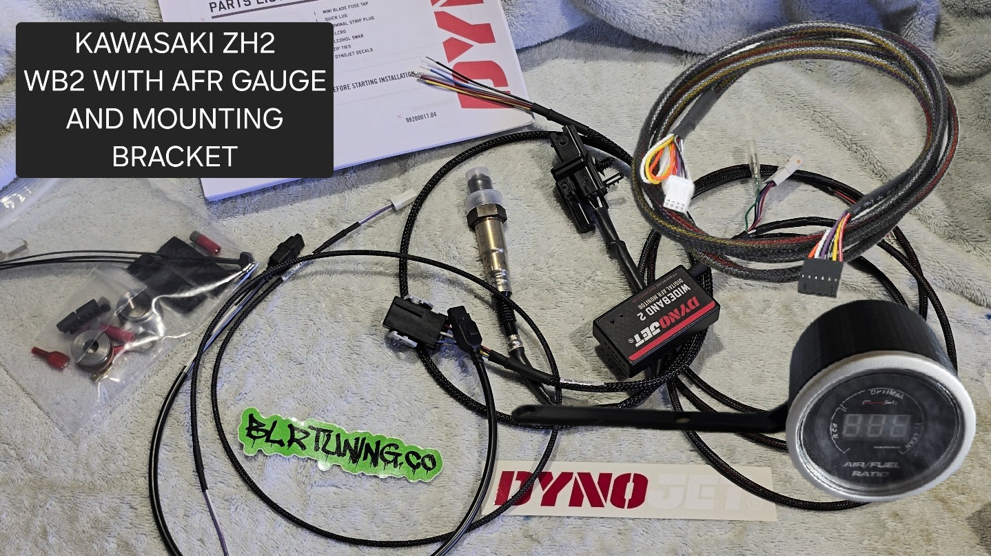 KAWASAKI ZH2 WIDE BAND WB2 WITH AFR GAUGE AND MOUNTING BRACKET WORKS WITH PC6  OFFERS AUTOTUNE FEATURE FITS 2019 - 2024