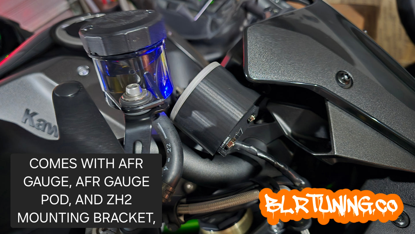 KAWASAKI ZH2 WIDE BAND WB2 WITH AFR GAUGE AND MOUNTING BRACKET WORKS WITH PC6  OFFERS AUTOTUNE FEATURE FITS 2019 - 2024