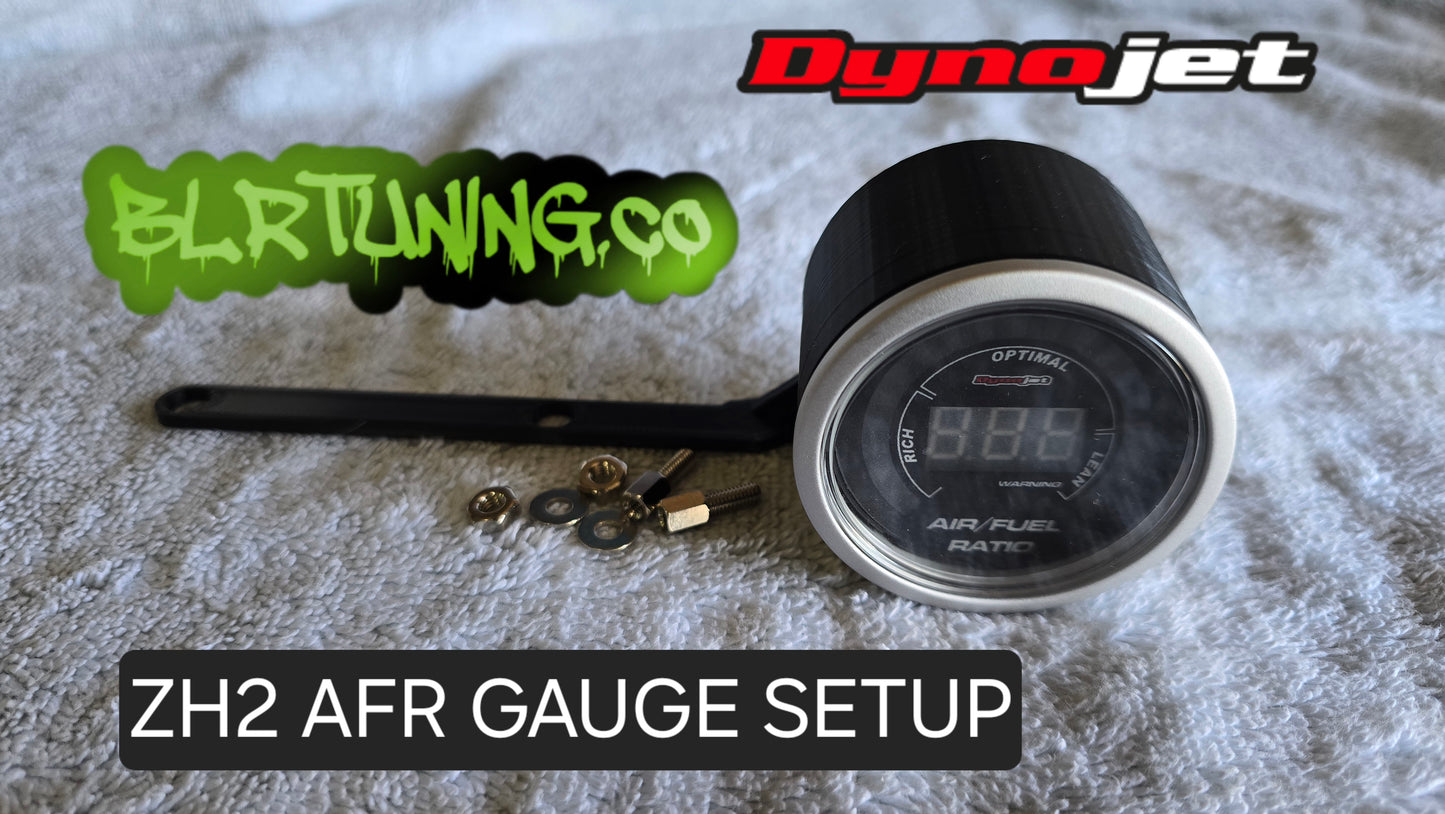 KAWASAKI ZH2 WIDE BAND WB2 WITH AFR GAUGE AND MOUNTING BRACKET WORKS WITH PC6  OFFERS AUTOTUNE FEATURE FITS 2019 - 2024