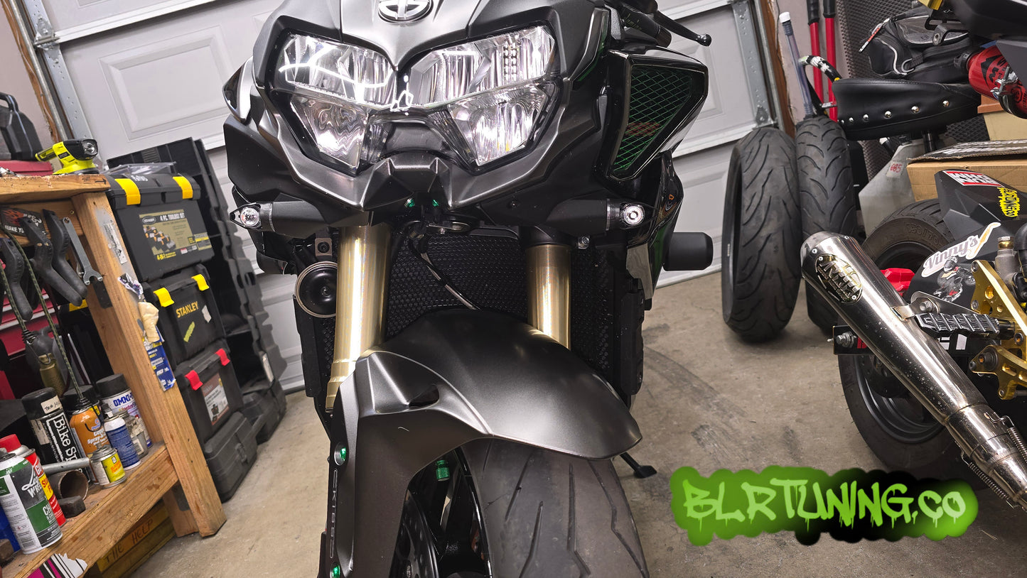 KAWASAKI ZH2 AND ZH2 SE CRASH PROTECTION FRAME SLIDERS FITS 2020 AND UP