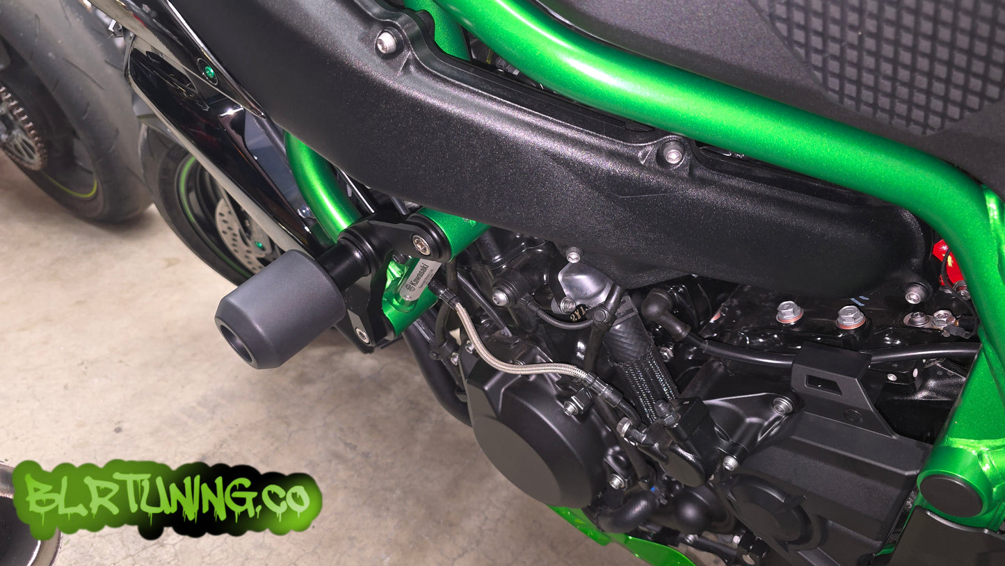 KAWASAKI ZH2 AND ZH2 SE CRASH PROTECTION FRAME SLIDERS FITS 2020 AND UP