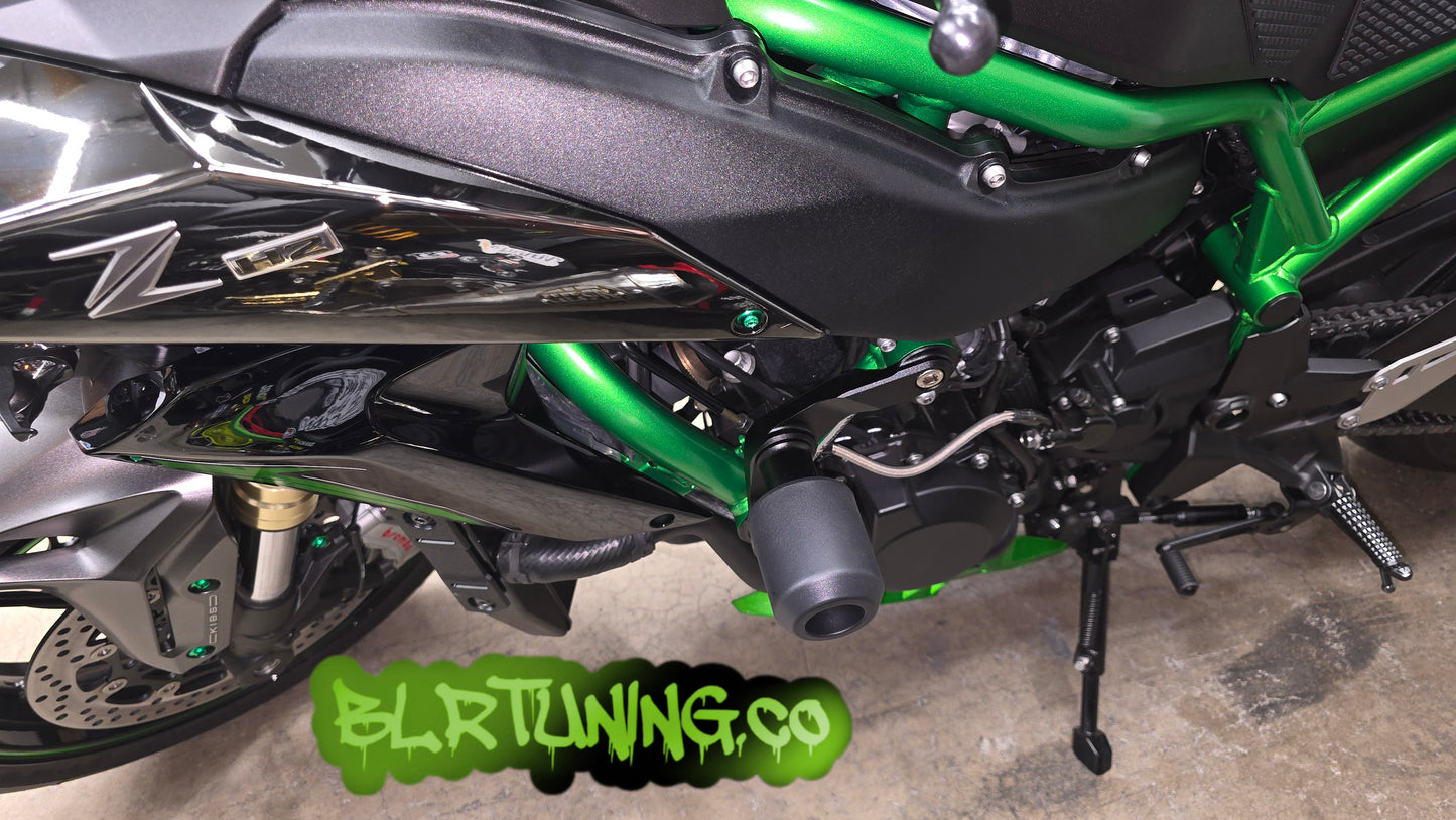 KAWASAKI ZH2 AND ZH2 SE CRASH PROTECTION FRAME SLIDERS FITS 2020 AND UP