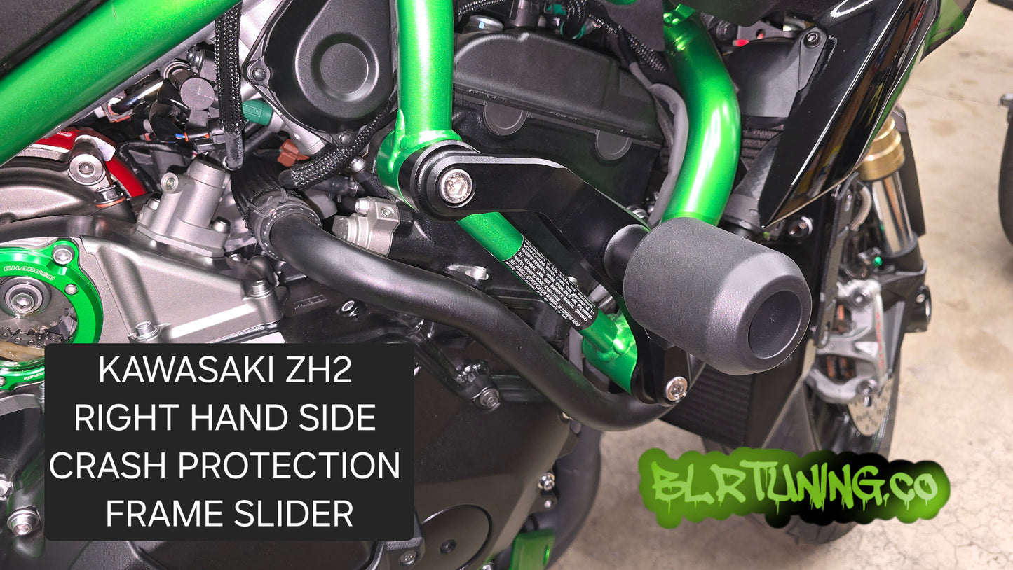 KAWASAKI ZH2 AND ZH2 SE CRASH PROTECTION FRAME SLIDERS FITS 2020 AND UP