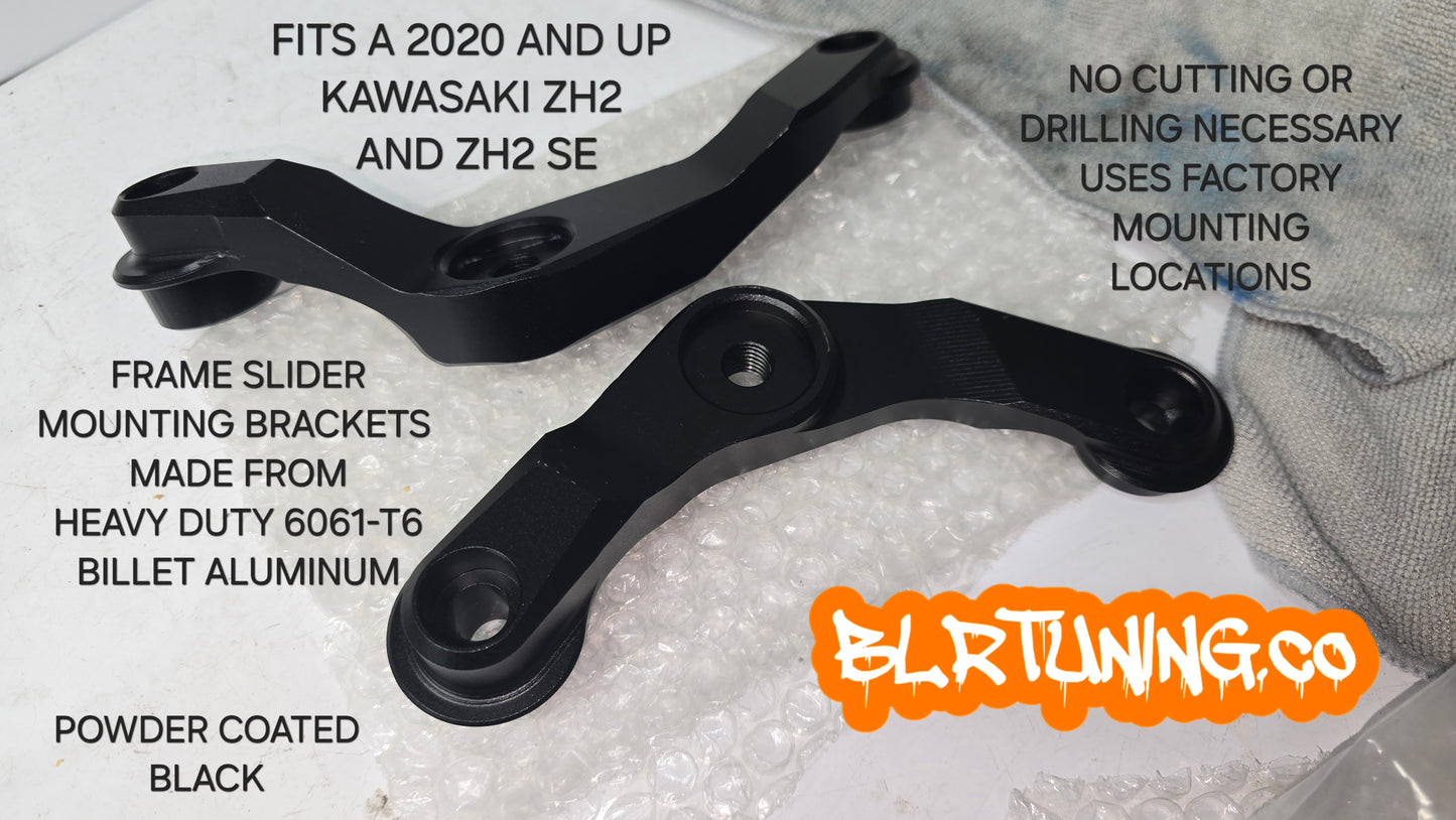 KAWASAKI ZH2 AND ZH2 SE CRASH PROTECTION FRAME SLIDERS FITS 2020 AND UP