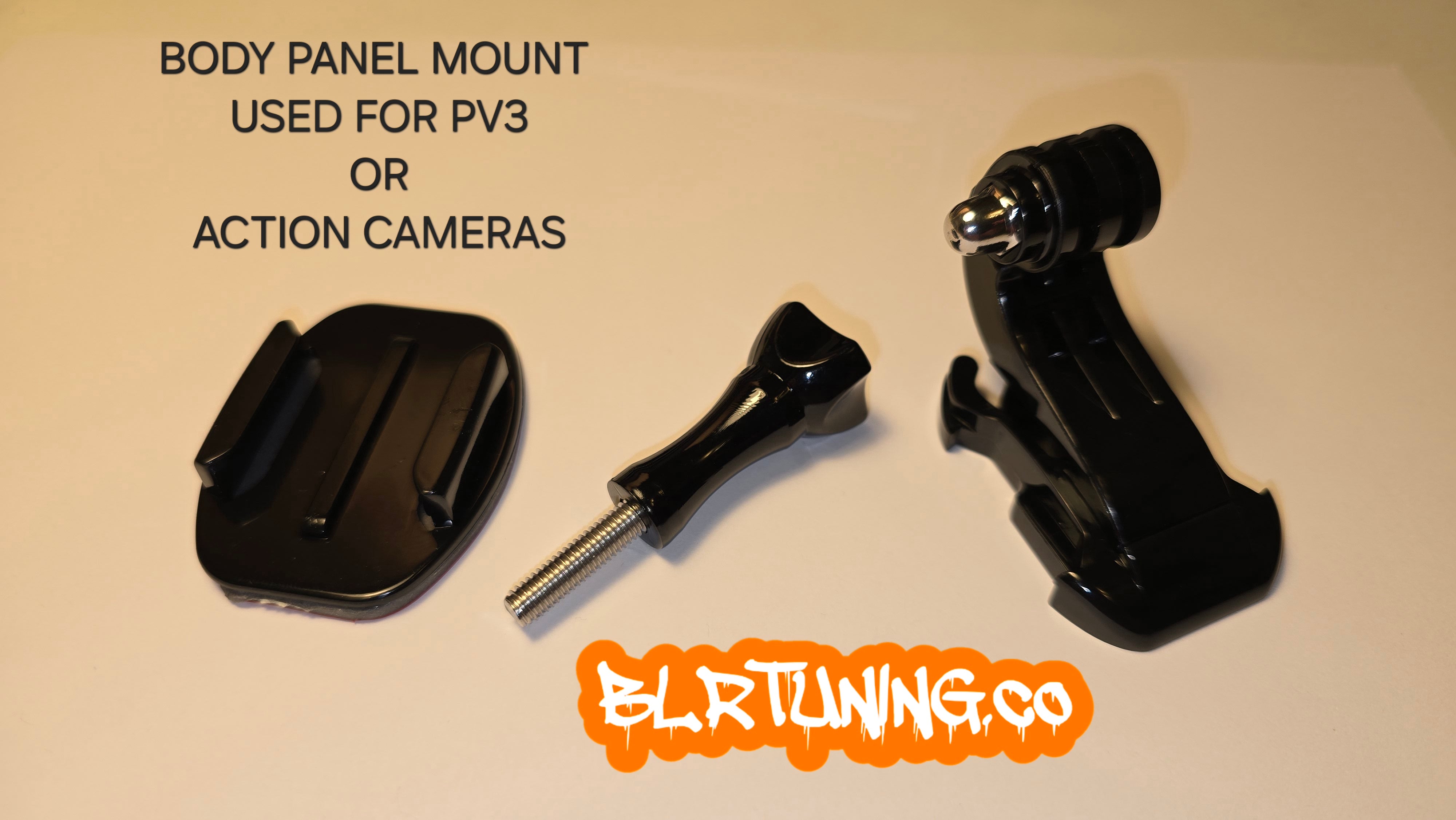 BODY PANEL MOUNT FOR PV3 OR ACTION CAMERA – BLR TUNING