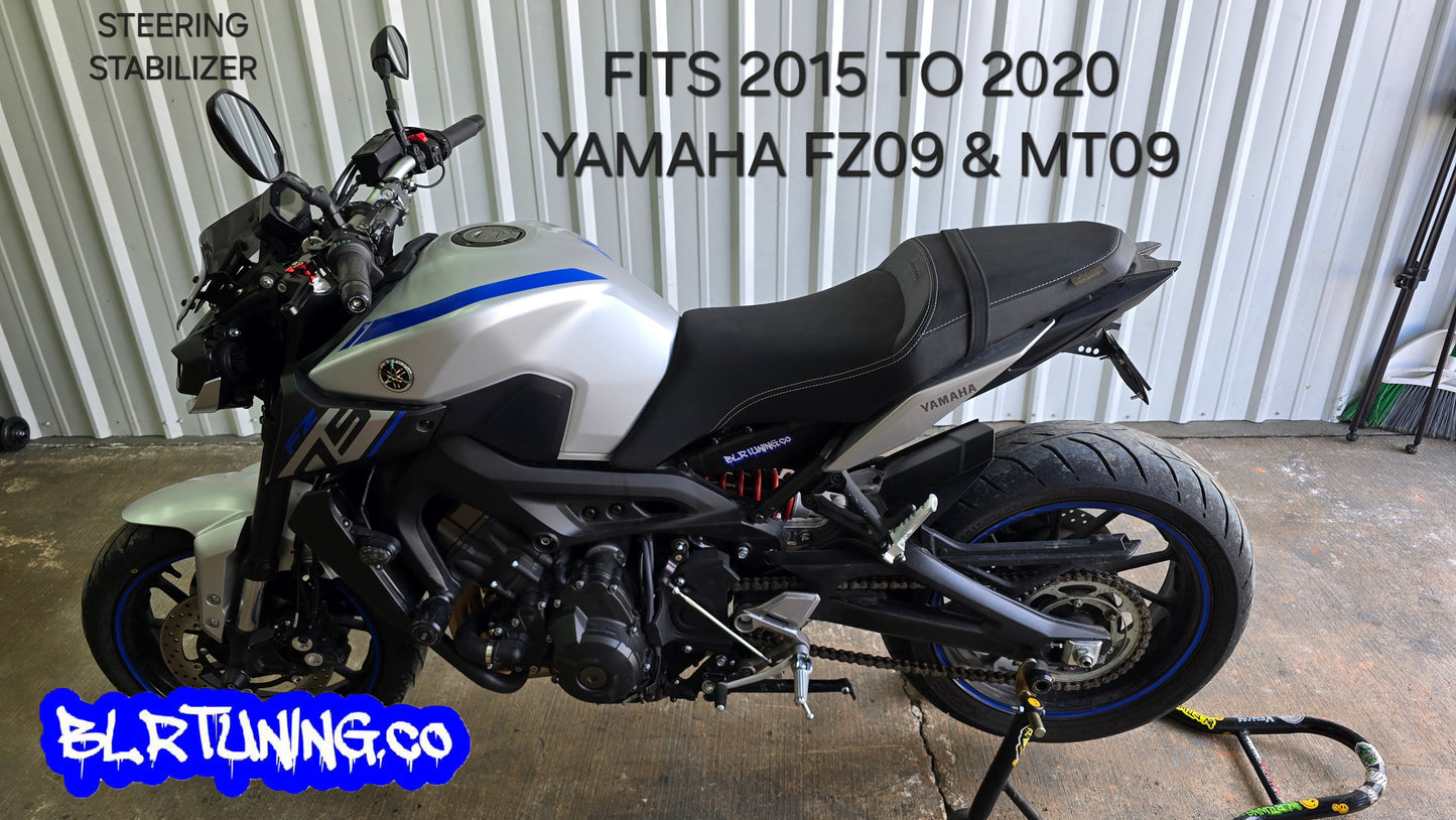 YAMAHA MT09 AND FZ09 STEERING STABILIZER DAMPER FITS 2015 TO 2020 MT09 MT-09 FZ09 FZ-09