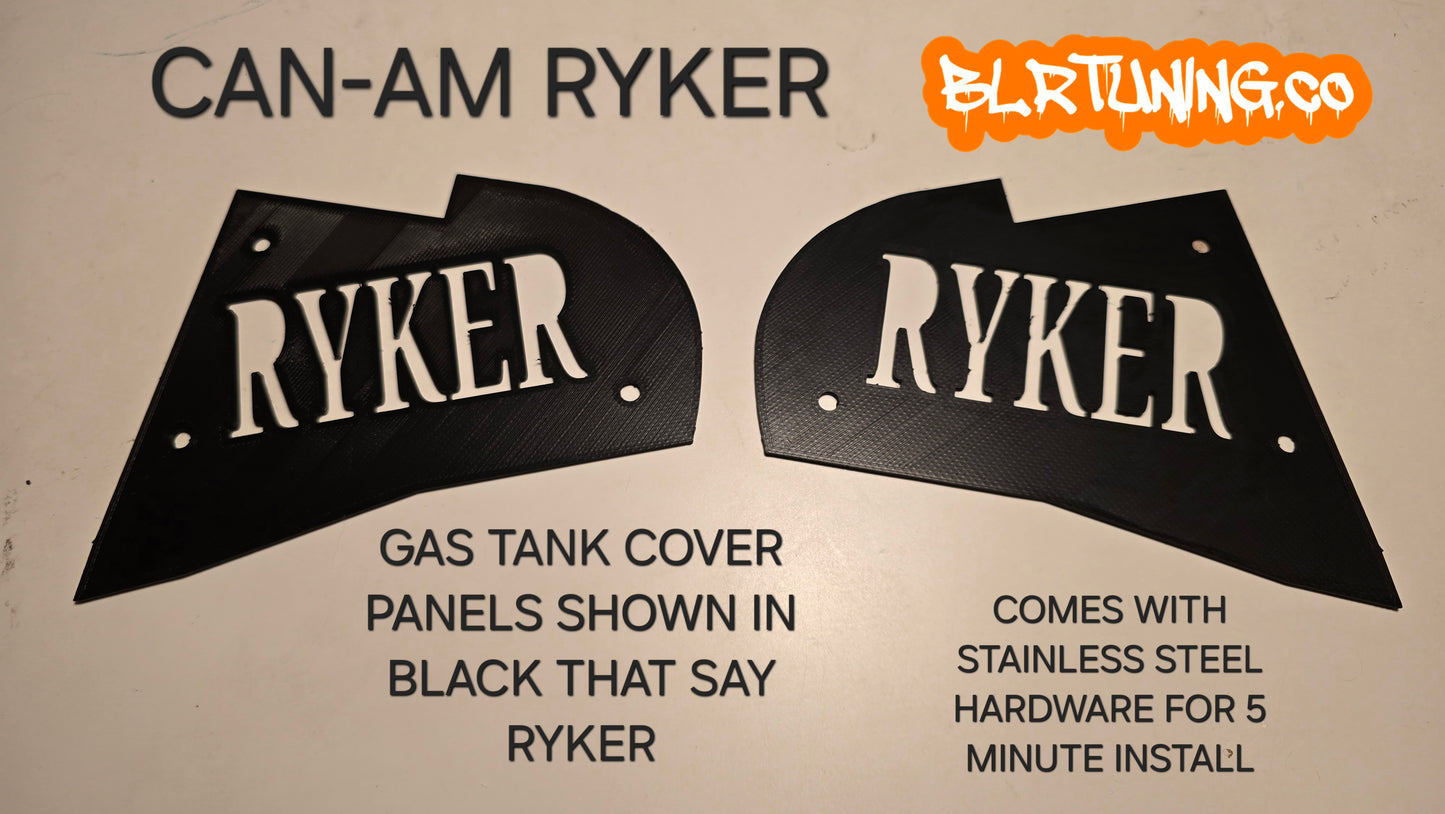 CAN-AM RYKER GAS TANK COVER ACCENT PANELS